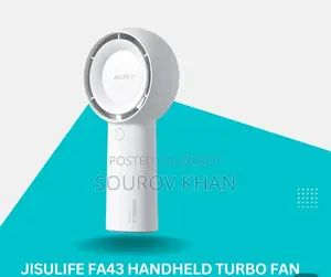 Jisulife FA43 Handheld Turbo Fan 4000 mAh/ 6000 mAh