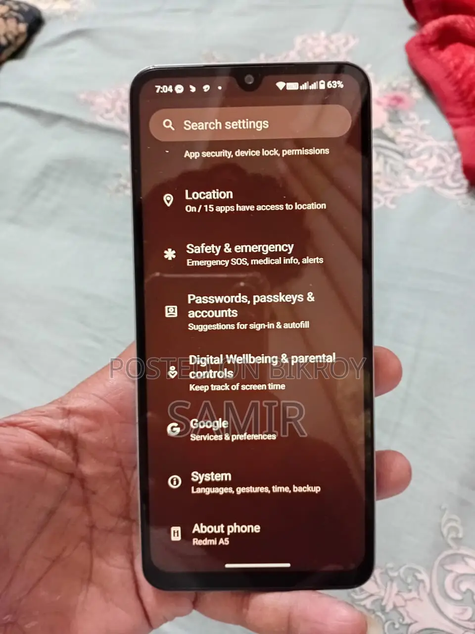 Xiaomi Redmi A5 6+6 / 128gb (Used)