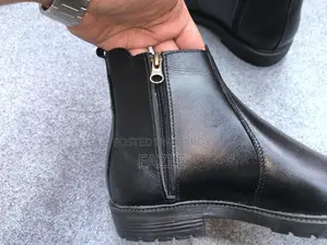100% Genuine Leather Chelsea Boots Black & Brown