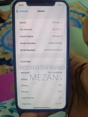 Apple iPhone X (Used)