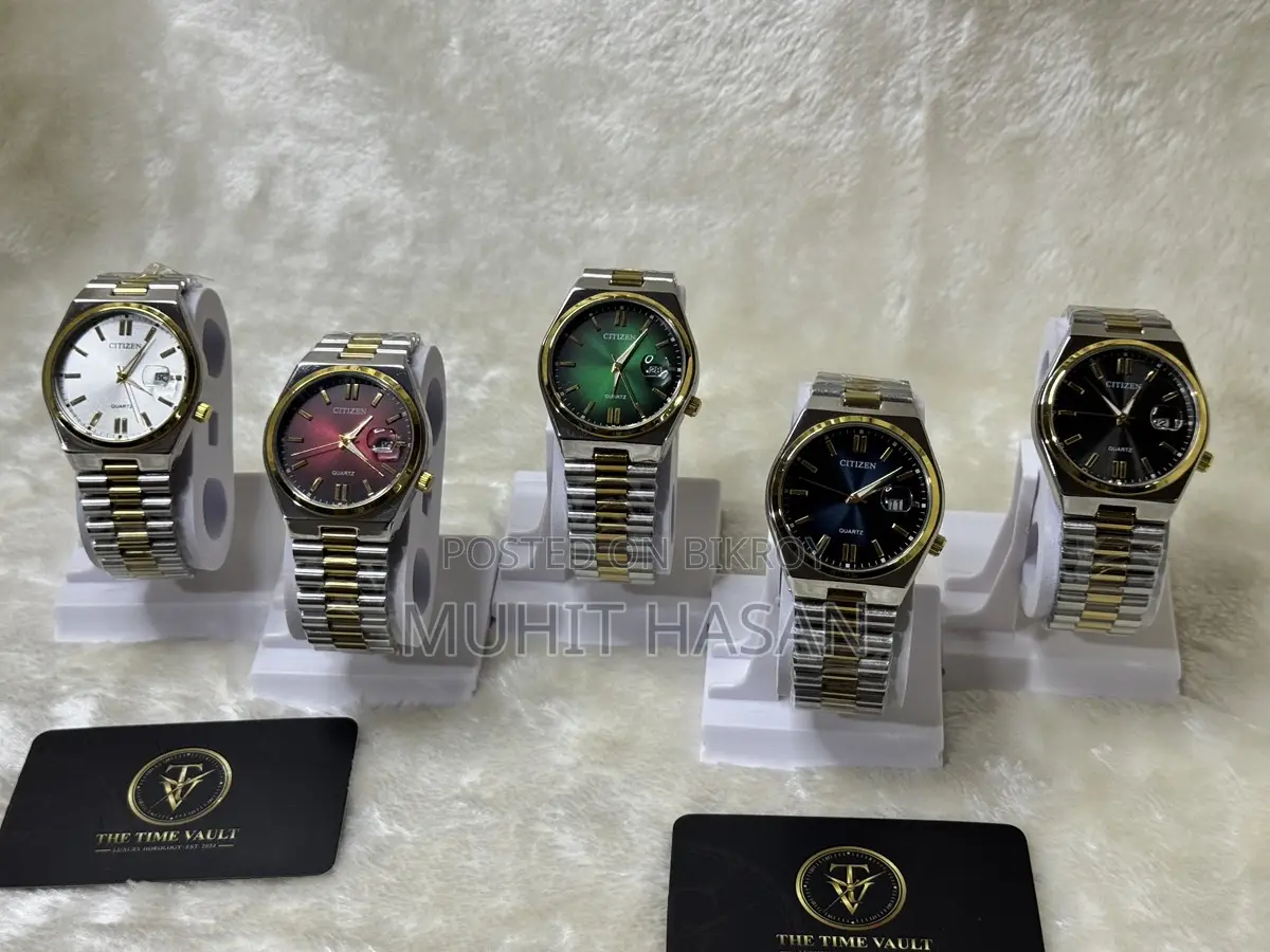 Citizen Quartz Movement Watch with (1 Year’s Warranty)