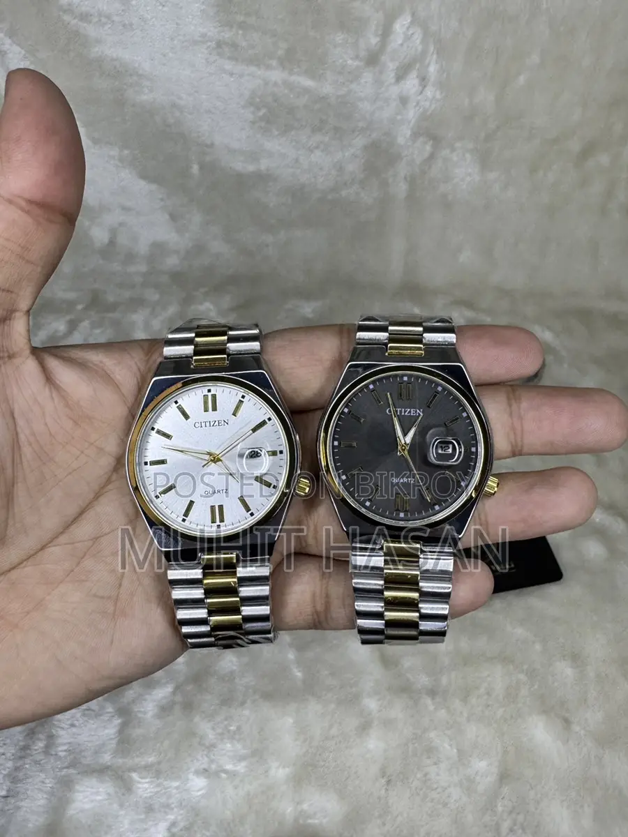 Citizen Quartz Movement Watch with (1 Year’s Warranty)