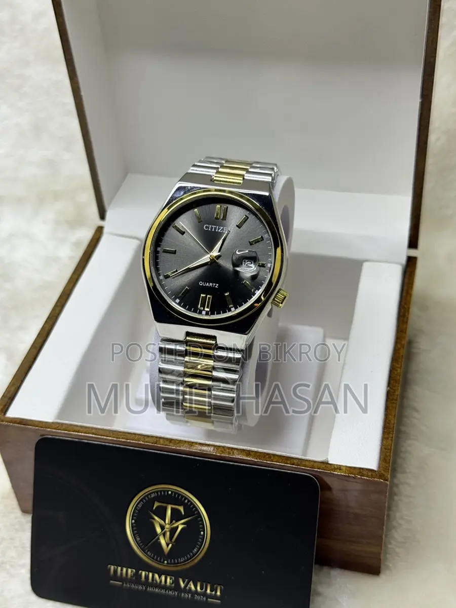 Citizen Quartz Movement Watch with (1 Year’s Warranty)