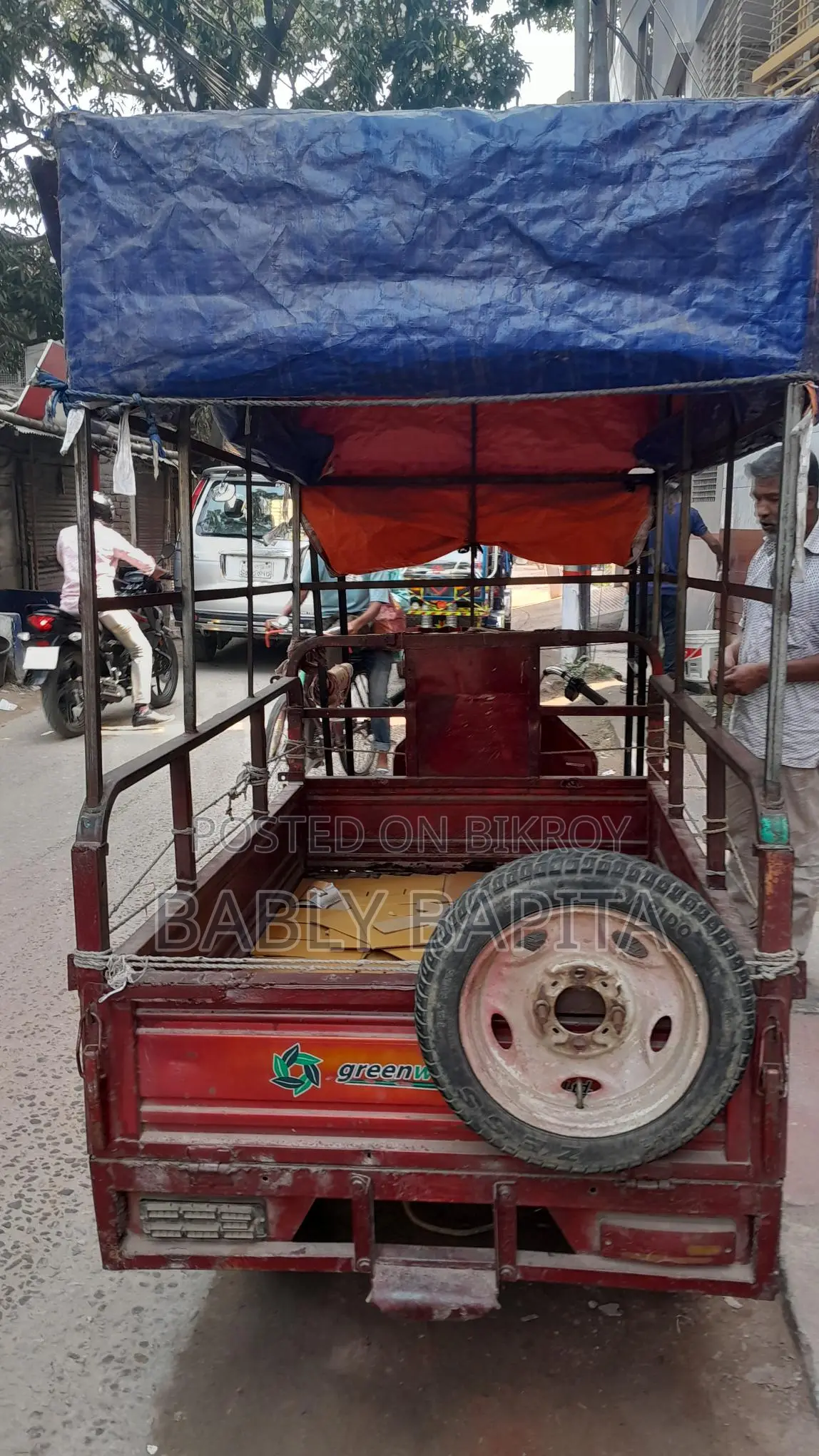 ভাল কন্ডিশনের কার্গো ই-রিকশা/ভ্যান বিক্রয় (লোডিং গাড়ি + ছাউনি সহ)