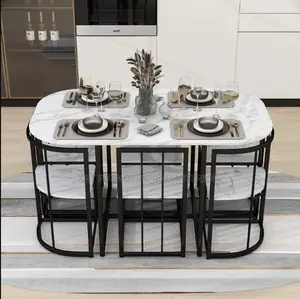 Iron Dining Table & Chair - 62