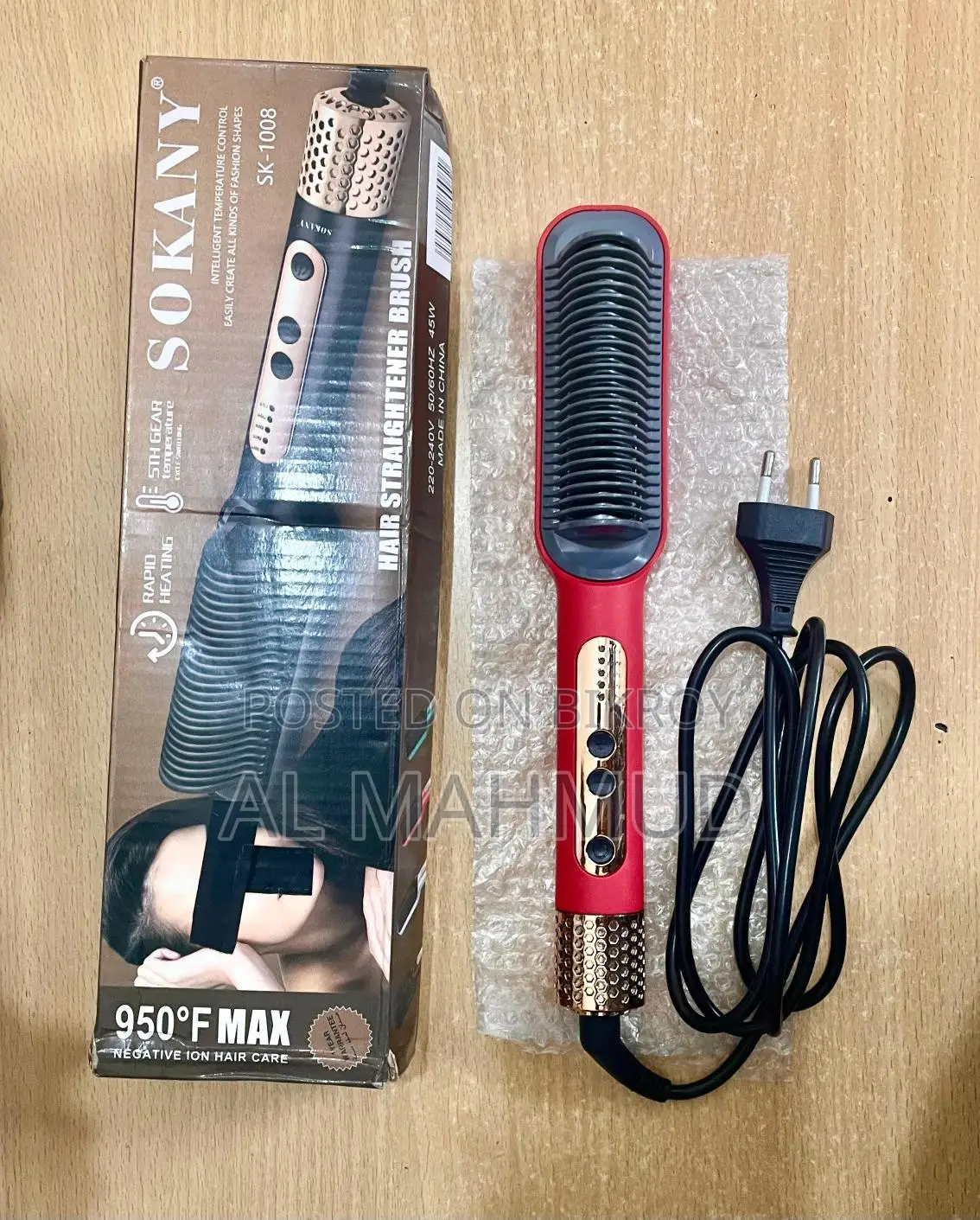 Sokany Sk-1008 Hair Straightener Brush