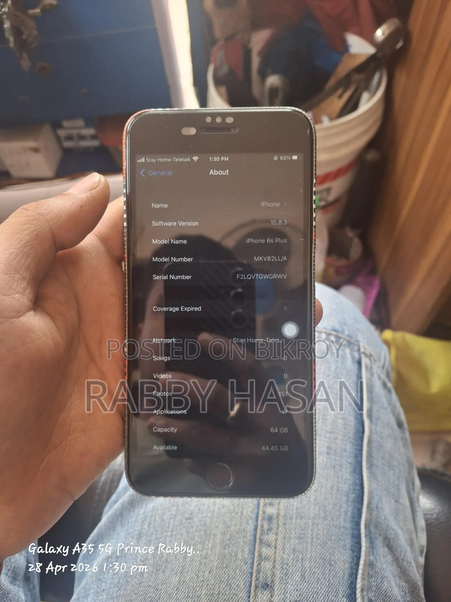 Apple iPhone 6S Plus . (Used)