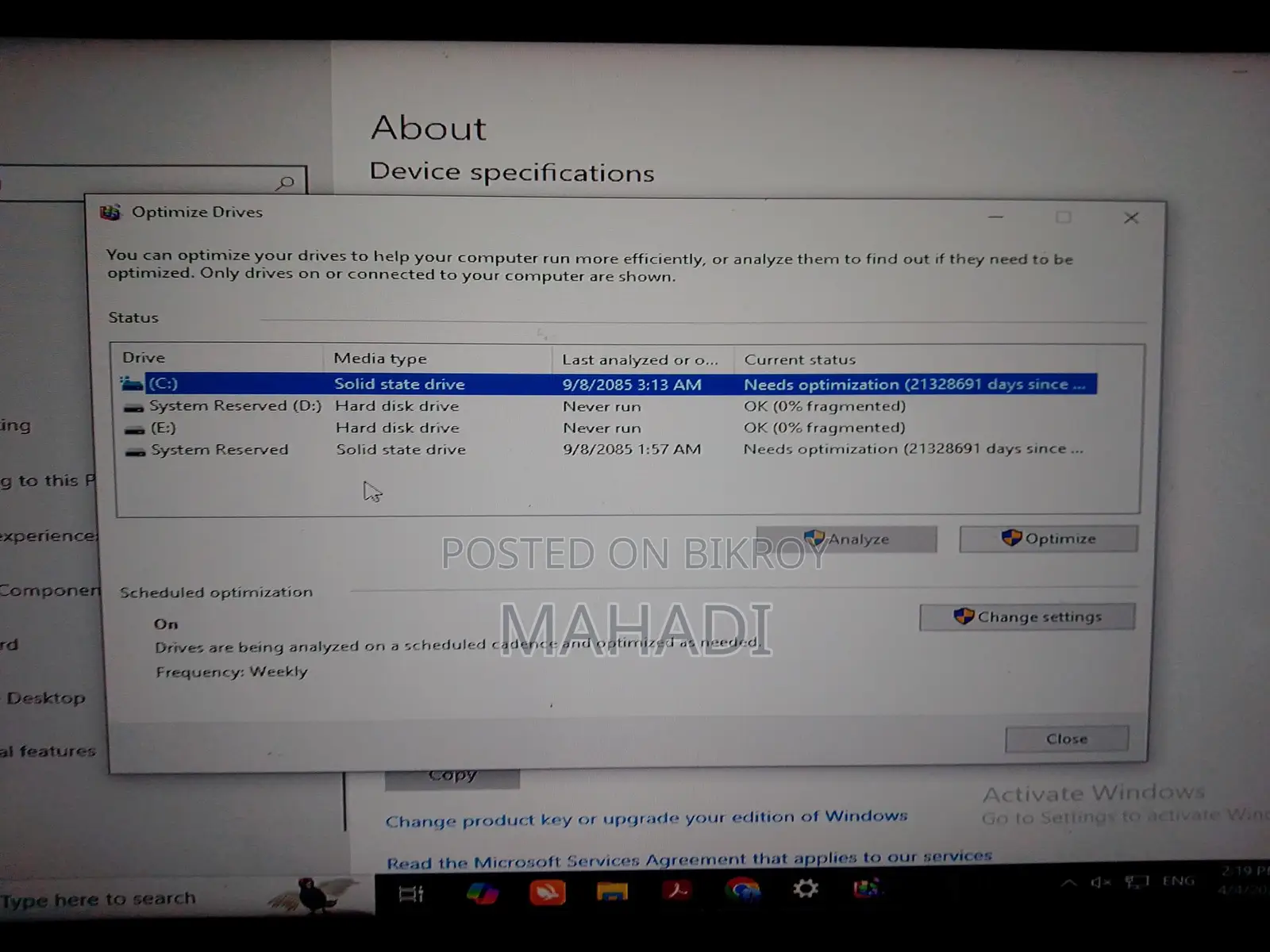 Core I5 -4th Gen Desktop PC + 8 GB Ram [ SSD HDD]+ Best Condition