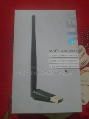 Wireless USB Adapter Alfa W114 - Fixed 3dBi Antenna - Soft AP Wi-Fi