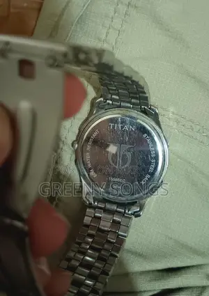 Titan 1555sec Watch – Premium Steel | Analog + Date