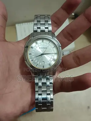 Titan 1555sec Watch – Premium Steel | Analog + Date