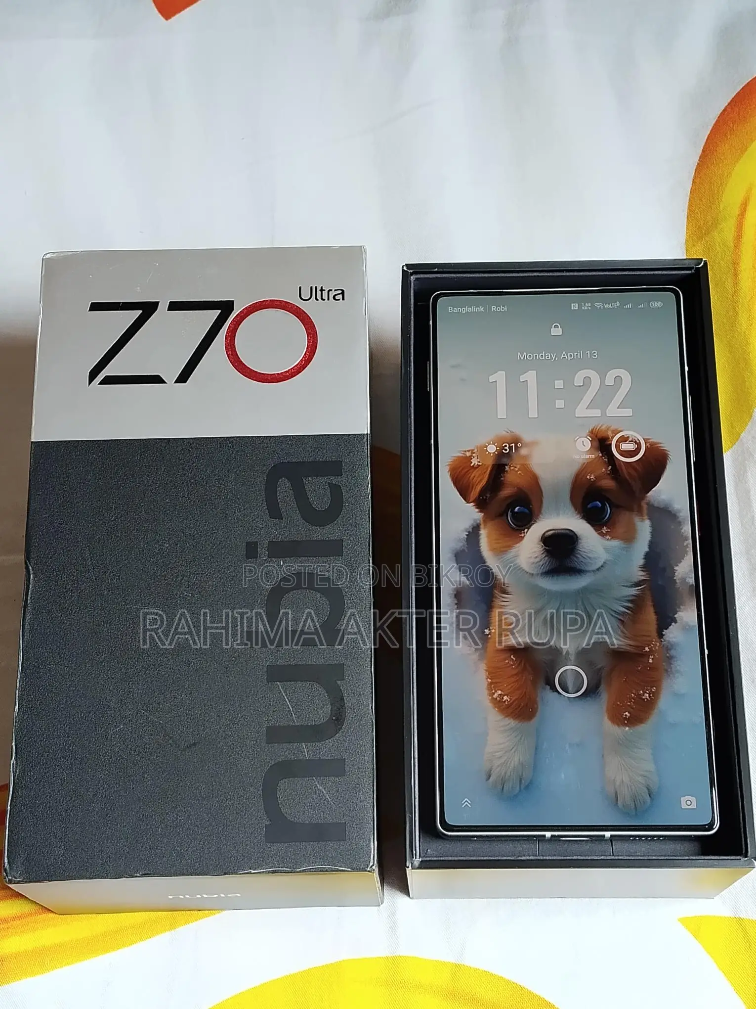Nubia Z70 Ultra 12gb/256gb (Used)
