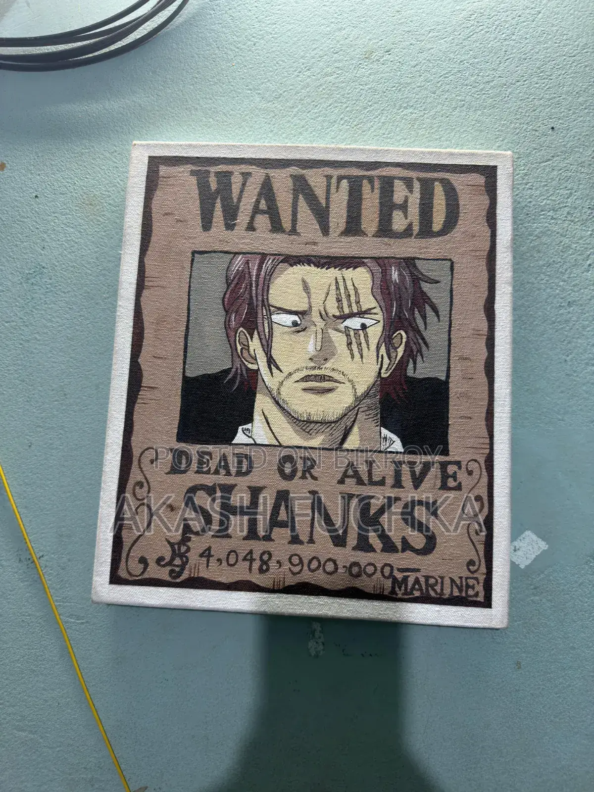 Art Work. One Piece Wanted Poster
