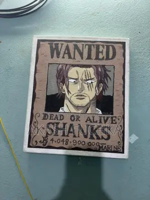 Art Work. One Piece Wanted Poster