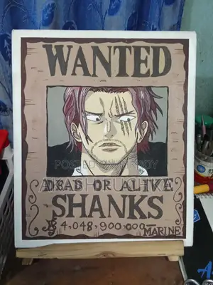 Art Work. One Piece Wanted Poster