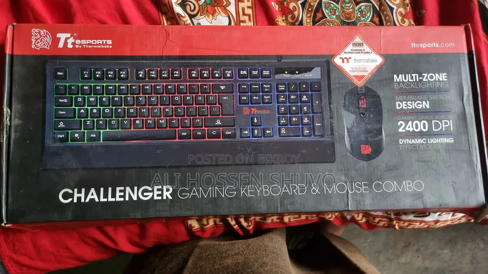 Tt Esports Challenger Gaming Keyboard (rgb) – Fresh Condition