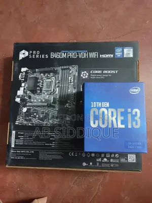 Desktop PC Core i3 10th Gen, 8 GB RAM, 130GB NVMe M.2 SSD.