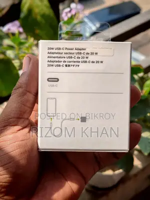 অ্যাপল ২০ ওয়াট ইউএসবি-সি পাওয়ার অ্যাডাপ্টার ফ্রেশ কন্ডিশন