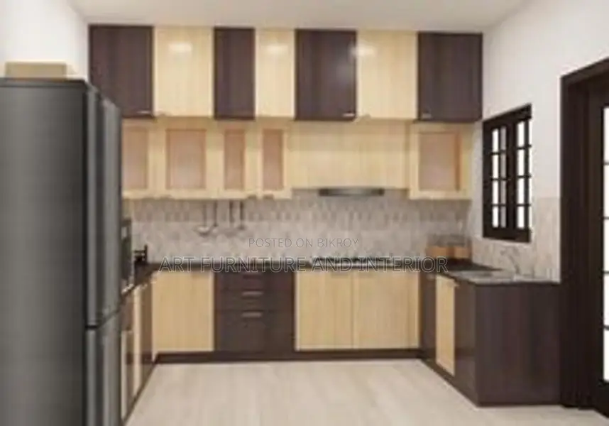 Water Resistant Laminated Board Kitchen Cabinet