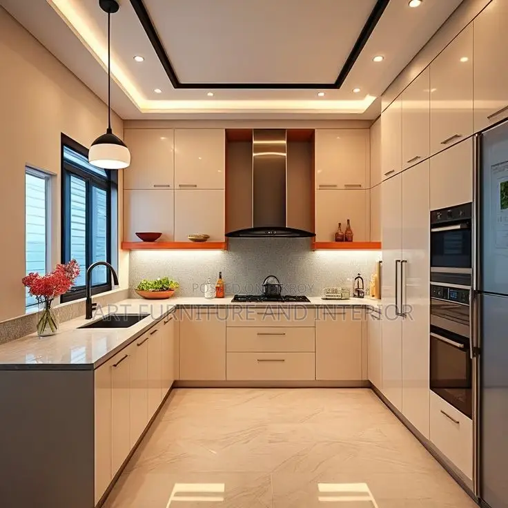 Water Resistant Laminated Board Kitchen Cabinet