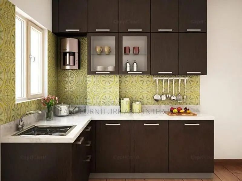 Water Resistant Laminated Board Kitchen Cabinet