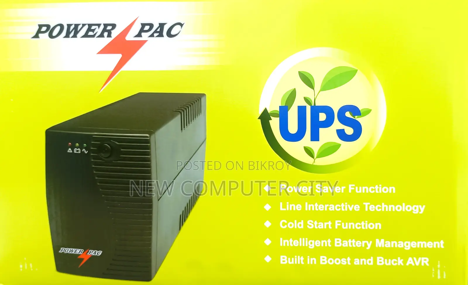 Power Pac 650VA Offline UPS