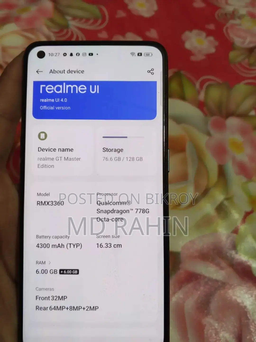 Realme Gt Master Edition . (Used)