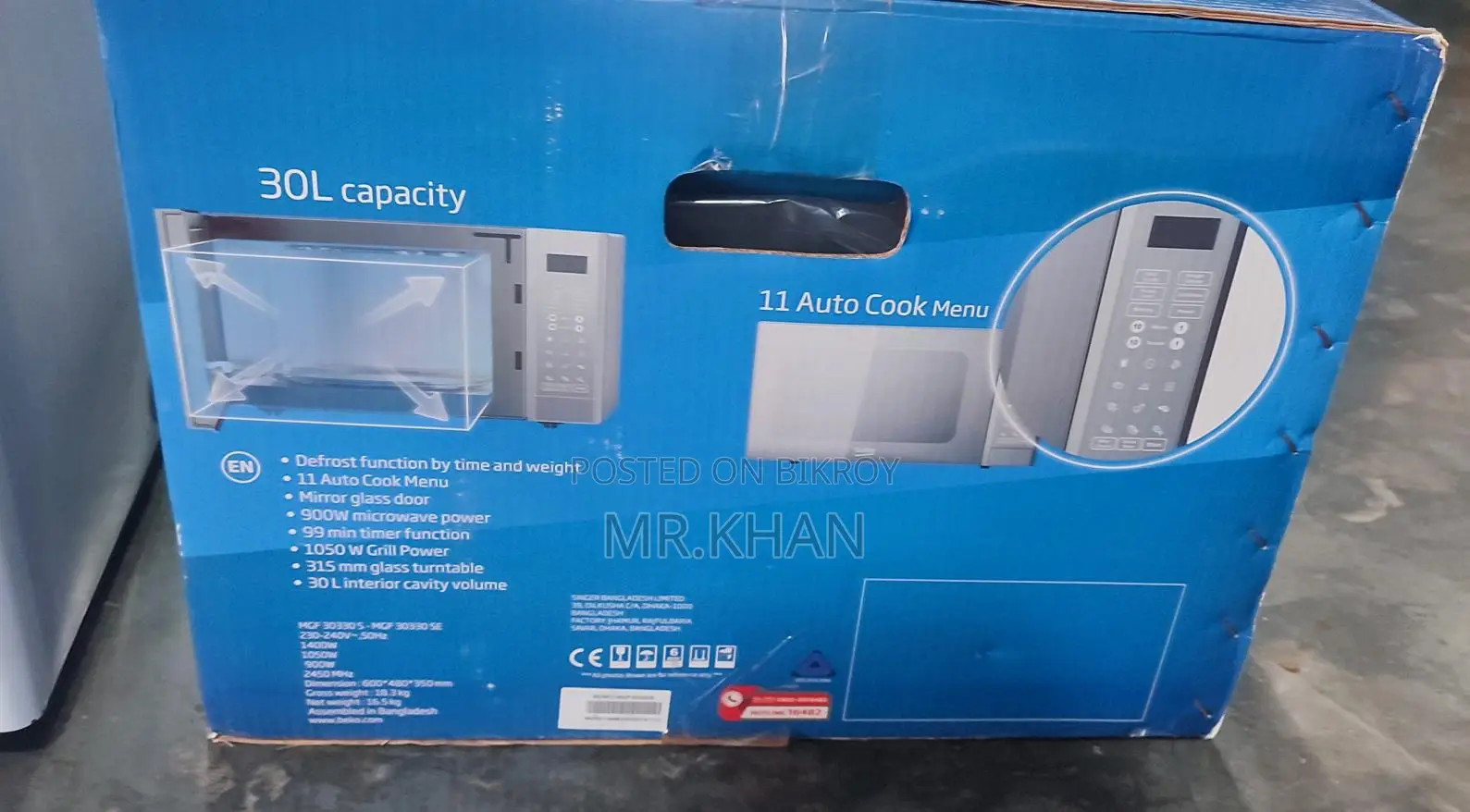 Singer- Beko Grill Microwave Oven Sell