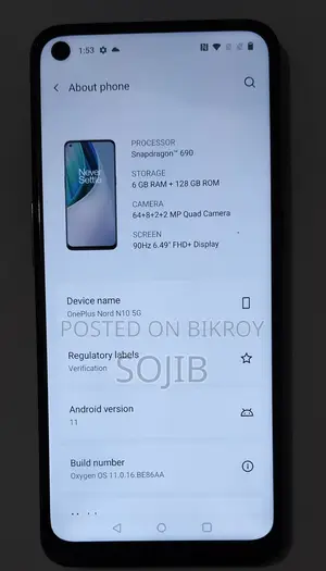 OnePlus Nord N10 5G (Used)