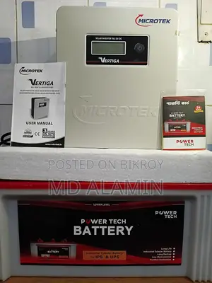 Maicrotek750va Ips & Powertec 150ah Industrial Battery