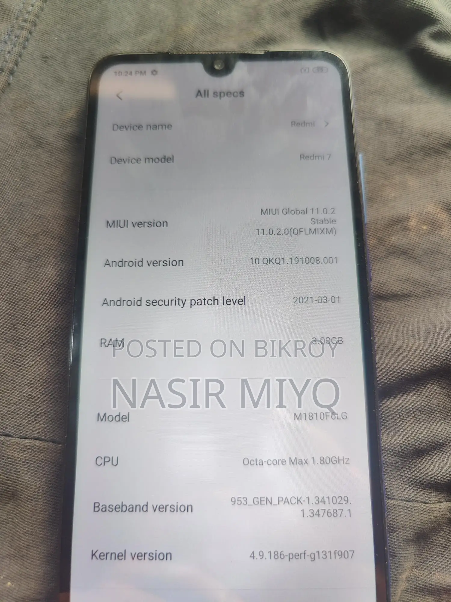 Xiaomi Redmi 7 (Used)