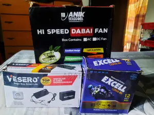 Fan, Battery, and Charger