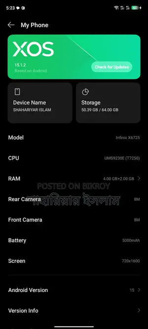 Infinix Smart 10 . (Used)