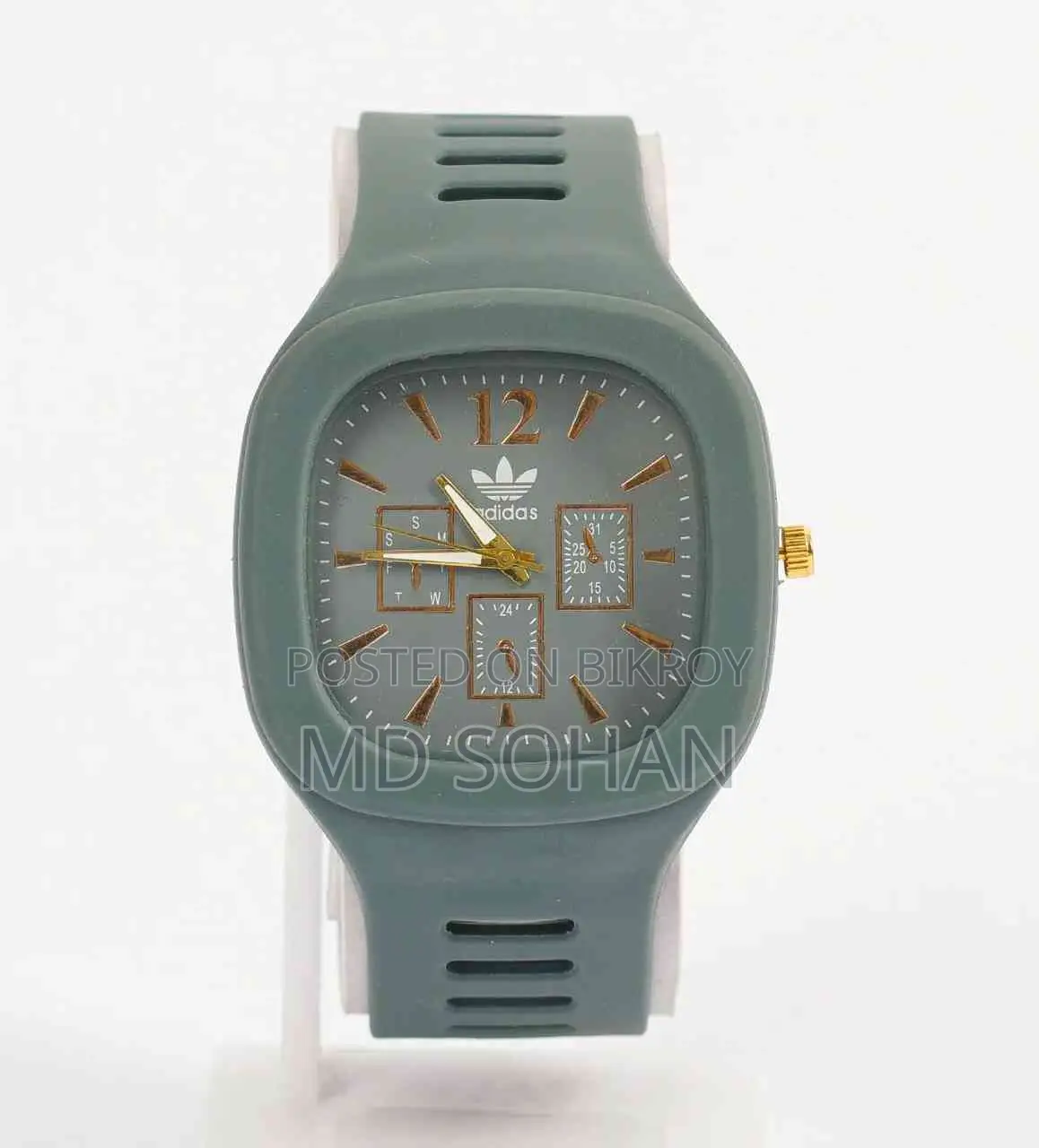 My Choice Watch Rubber Analog for Men 2 Pis