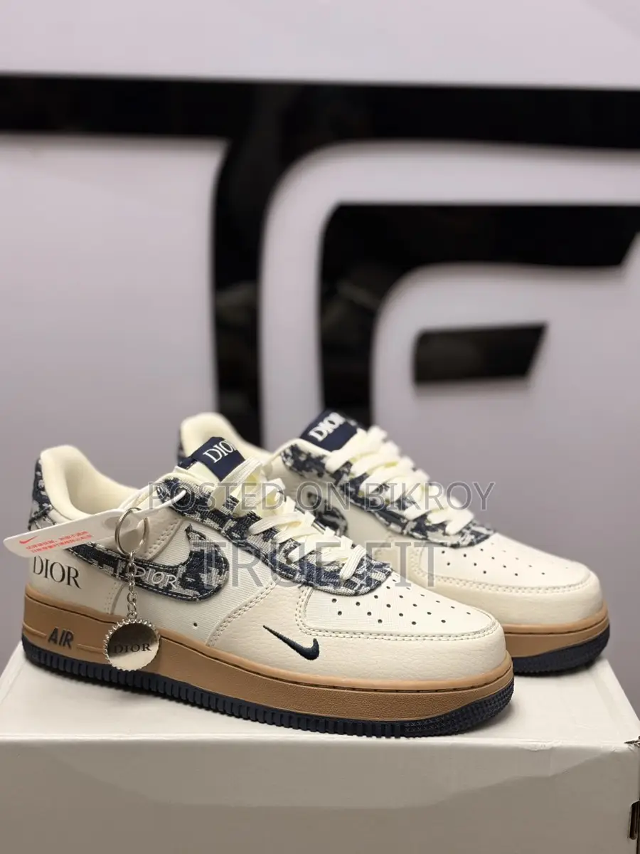 Air force 1 Brown White Dior