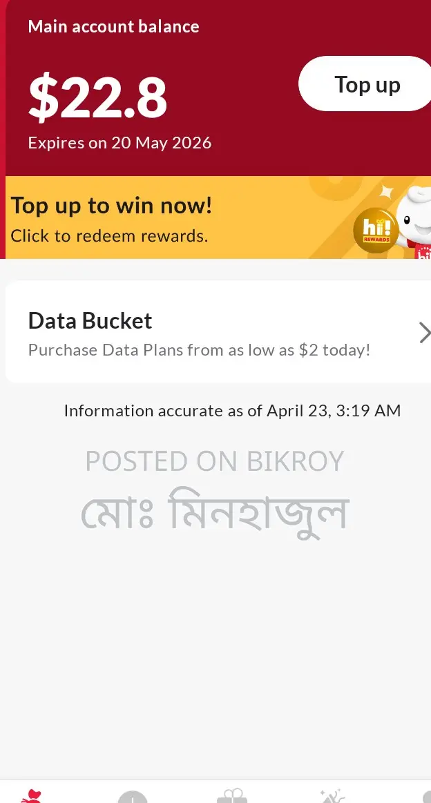 Singapore Singtel SIM