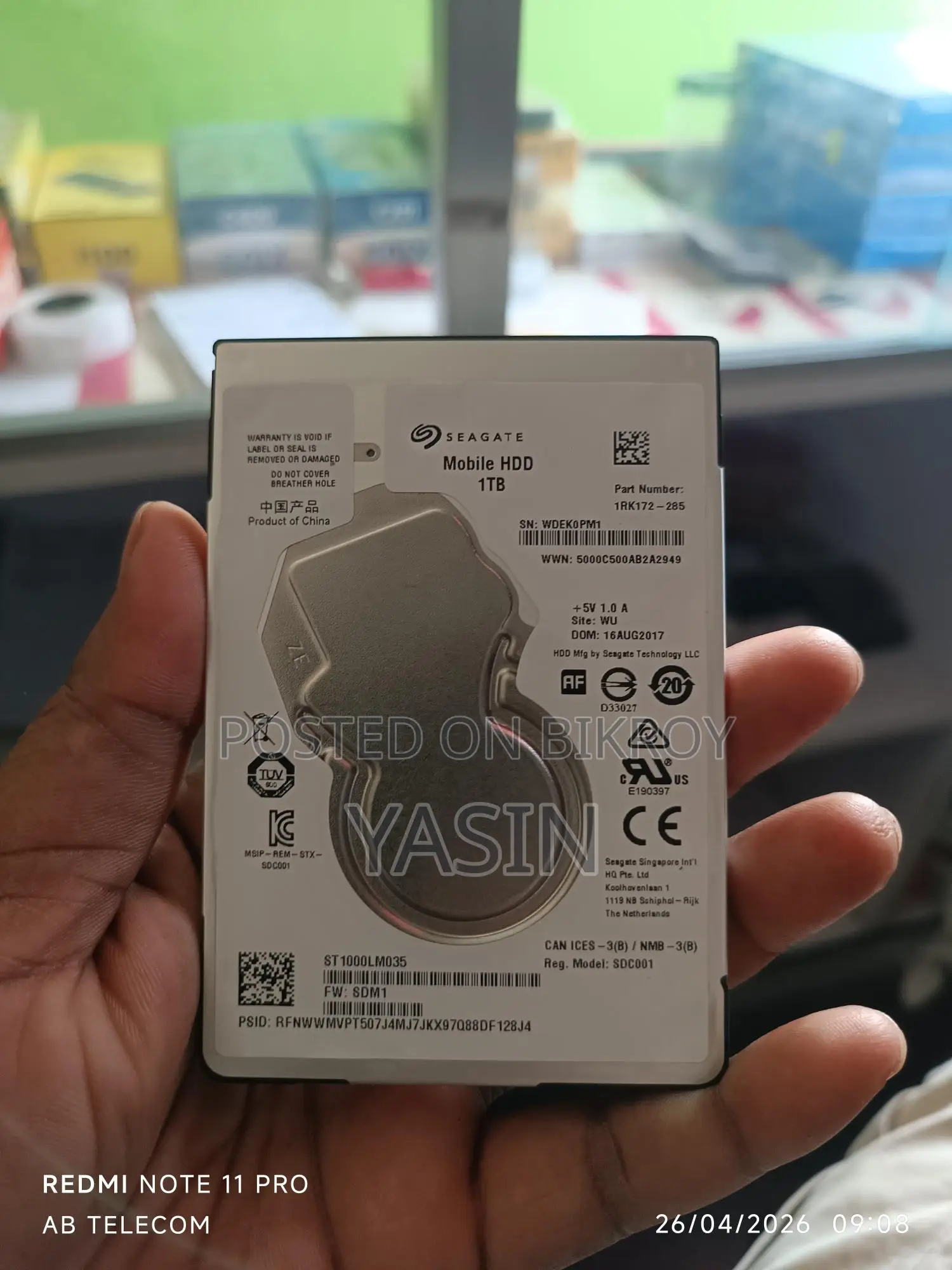 1tb Laptop Hardisk