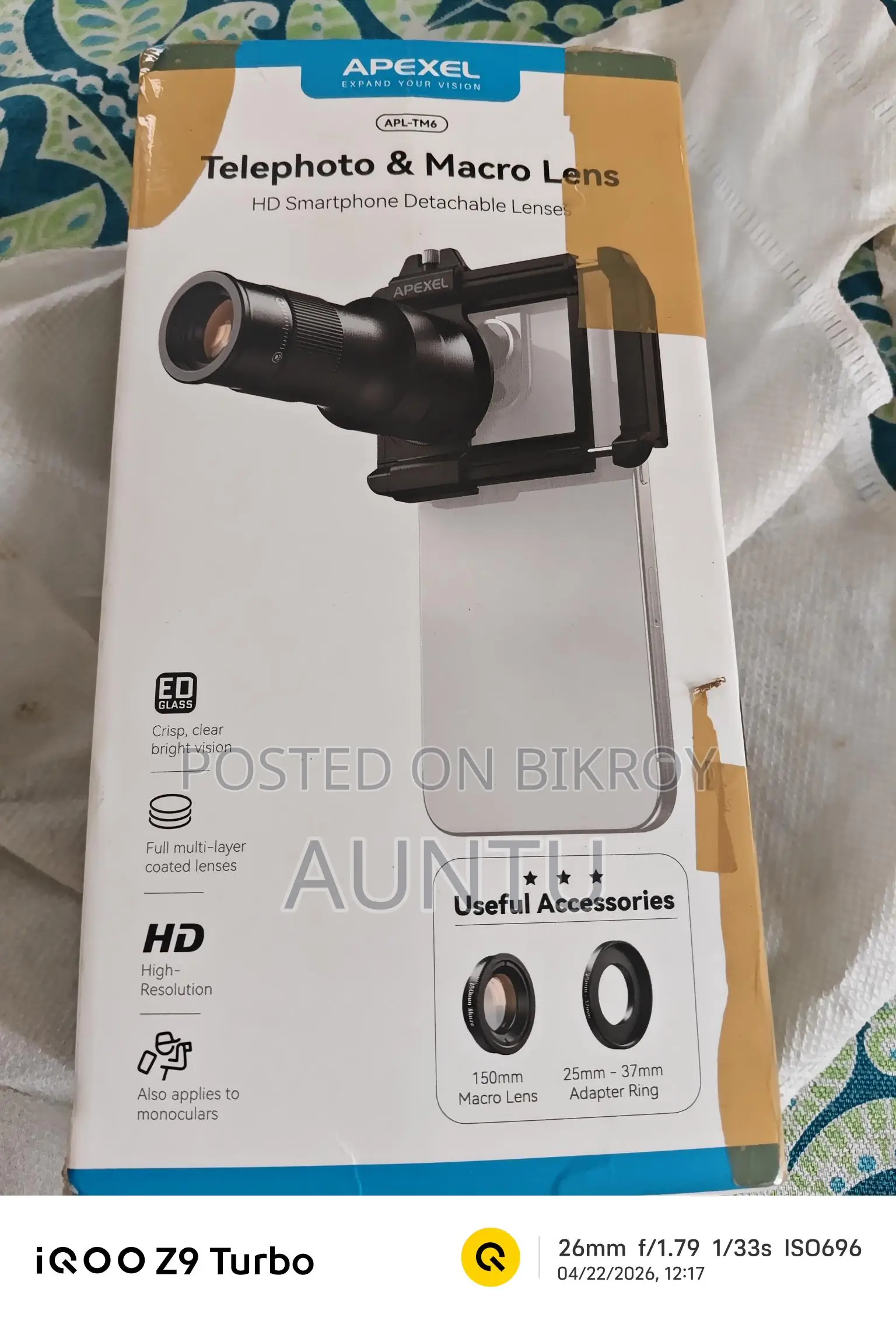 Apexel Telemacro Lens 2025 Version