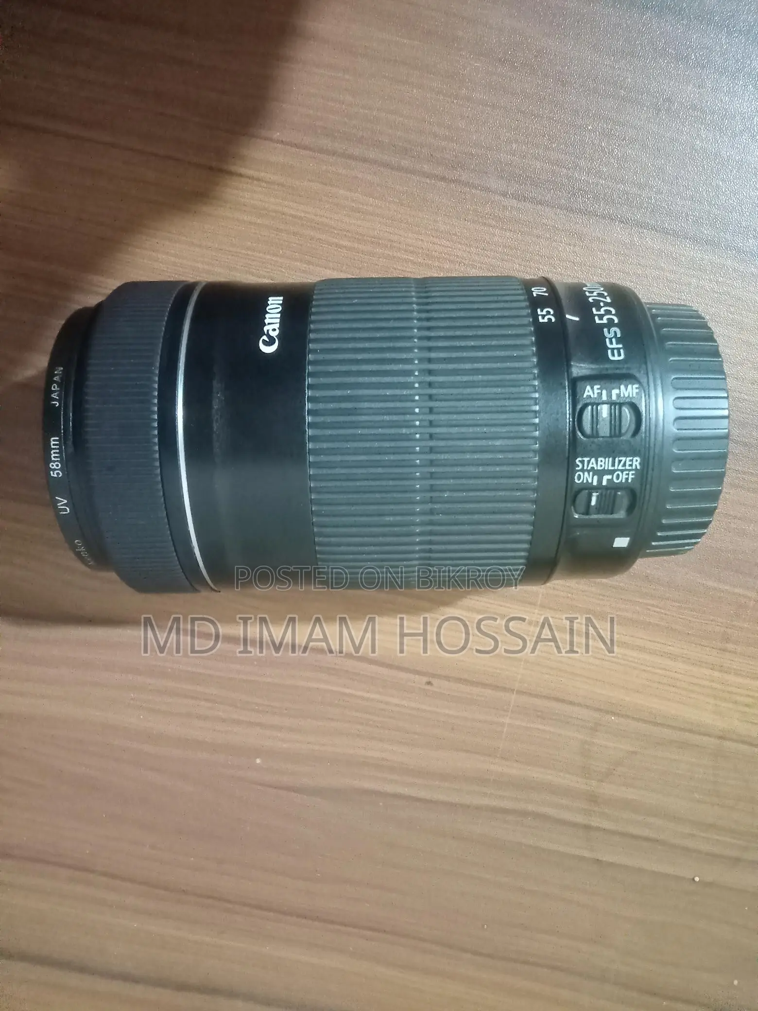 Canon 55-250mm Zoom Lens
