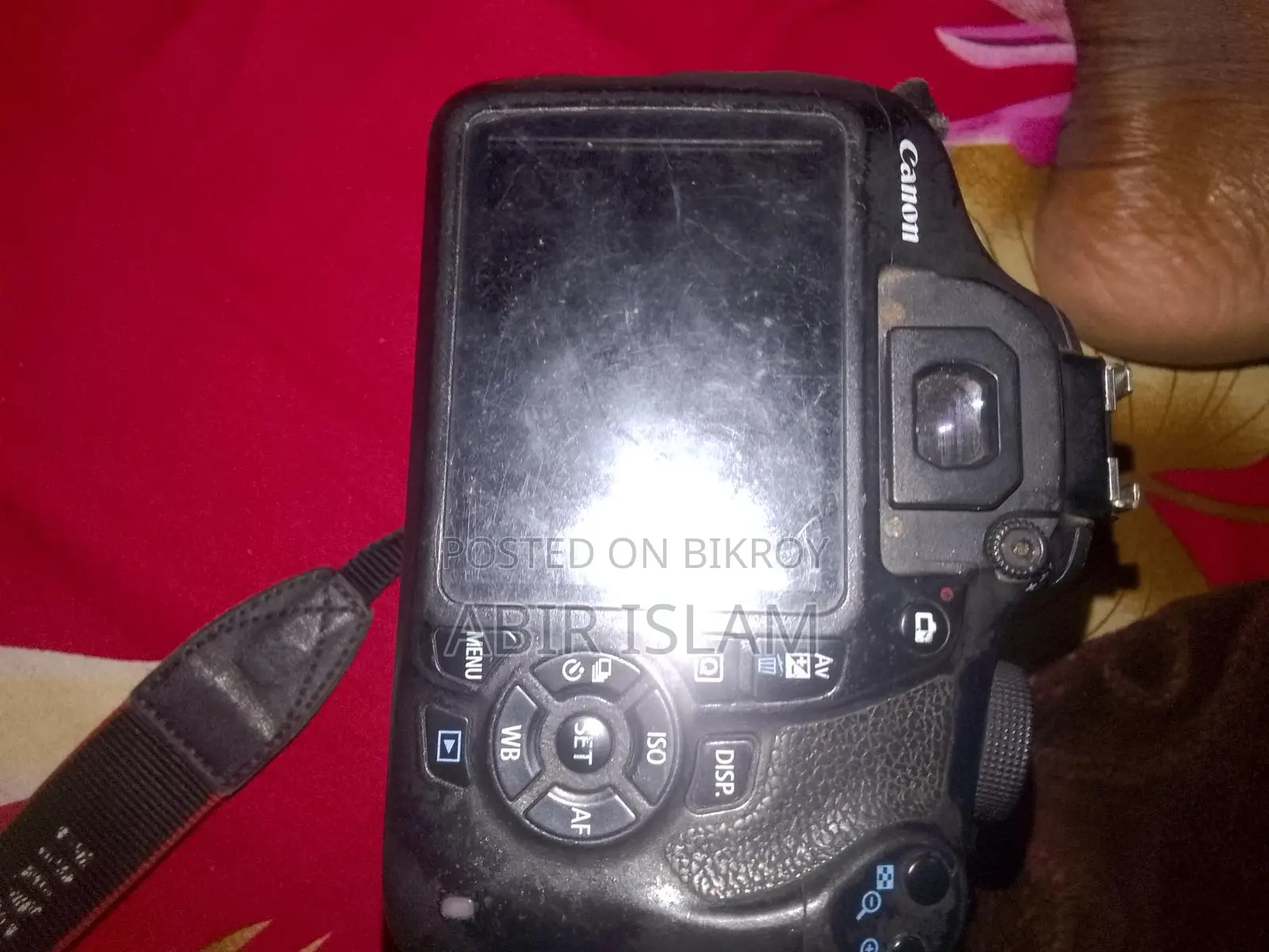 Canon camera eos 1200 D with kit lens 18-55