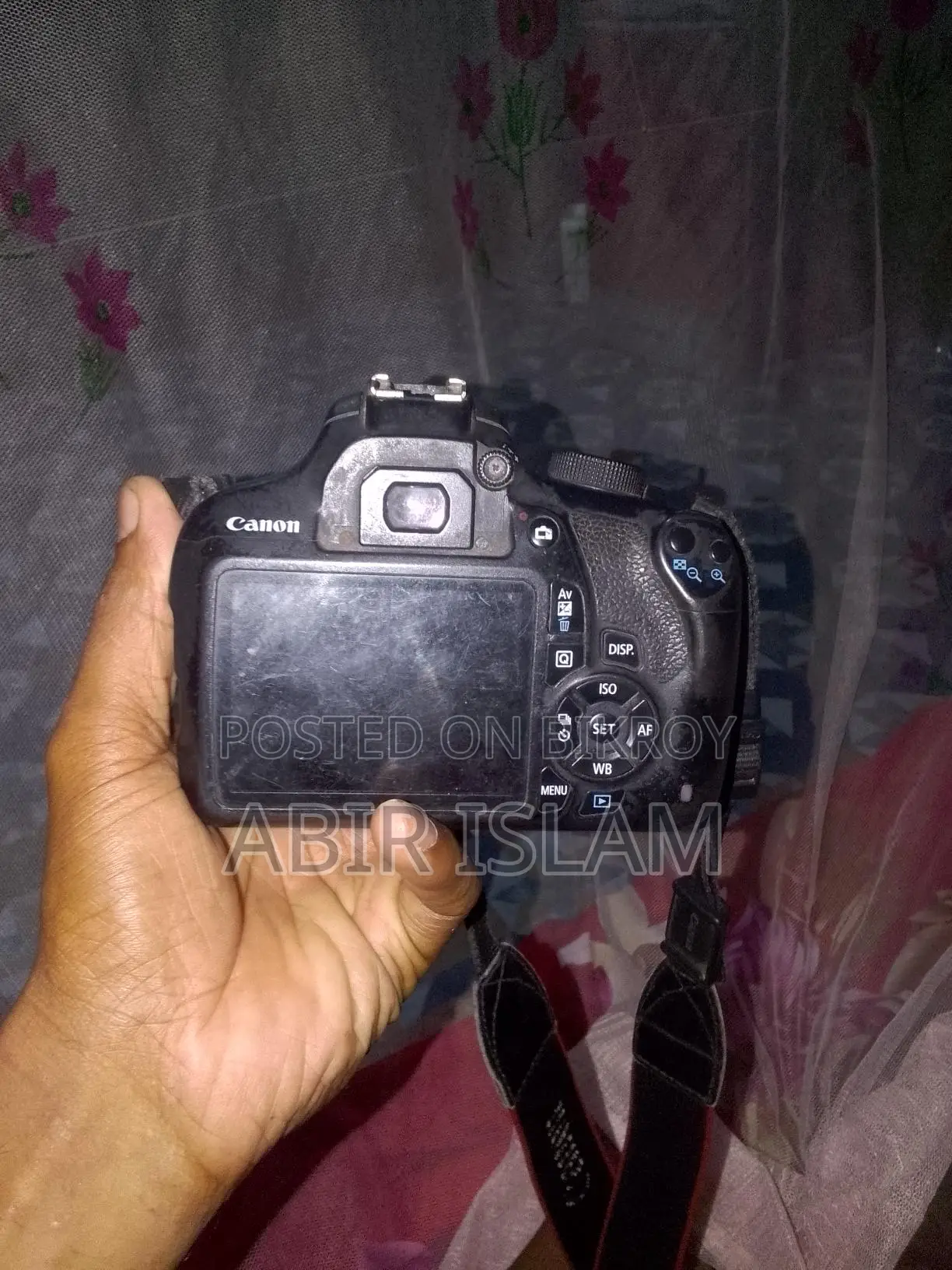 Canon camera eos 1200 D with kit lens 18-55