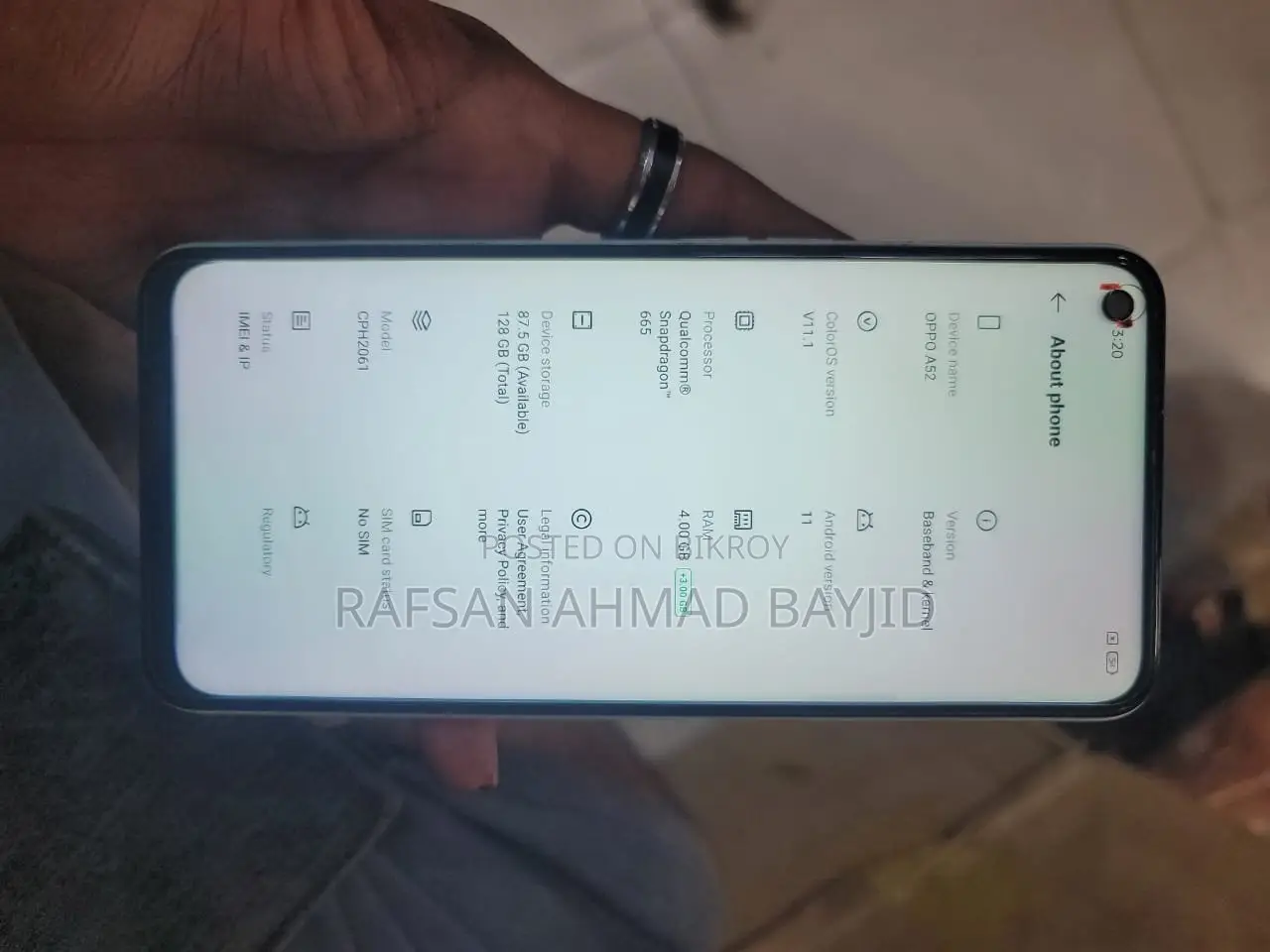 OPPO A52 (Used)
