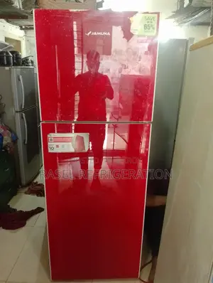 রানিং সব কিছু ওরজিনাল 18 CFT লাল কালার গিলাজ ডোর ফিরিজ বিক্রি করা হবে