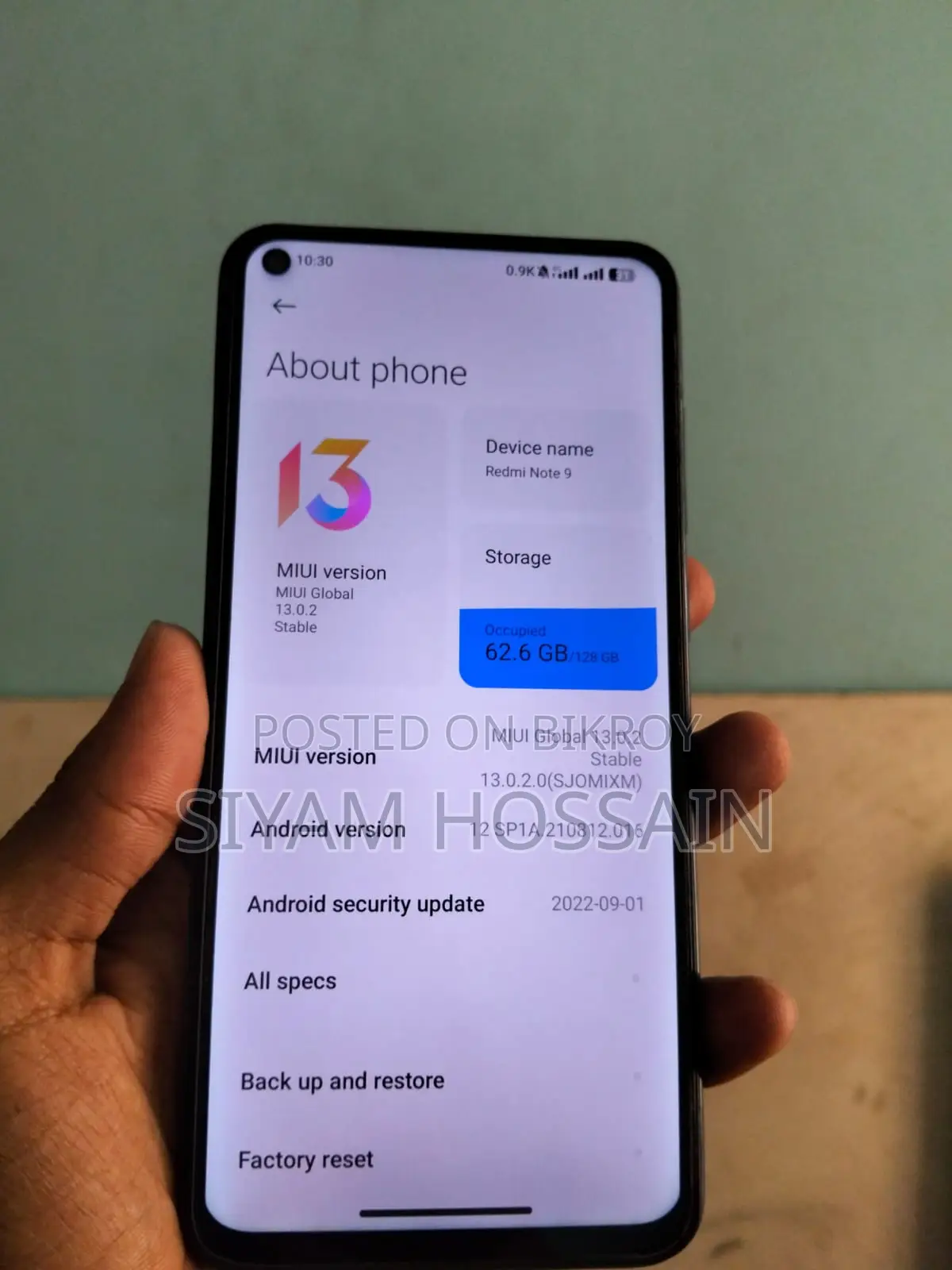 Xiaomi Redmi Note 9 4/128 (Used)