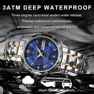 Poedagar 615 Diamond Cut Watch for Men