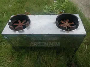 Double burner stove for sale. Works with line gas and cylinder gas.