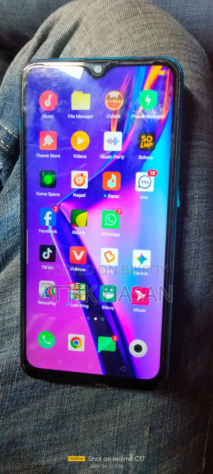 OPPO A12 . (Used)