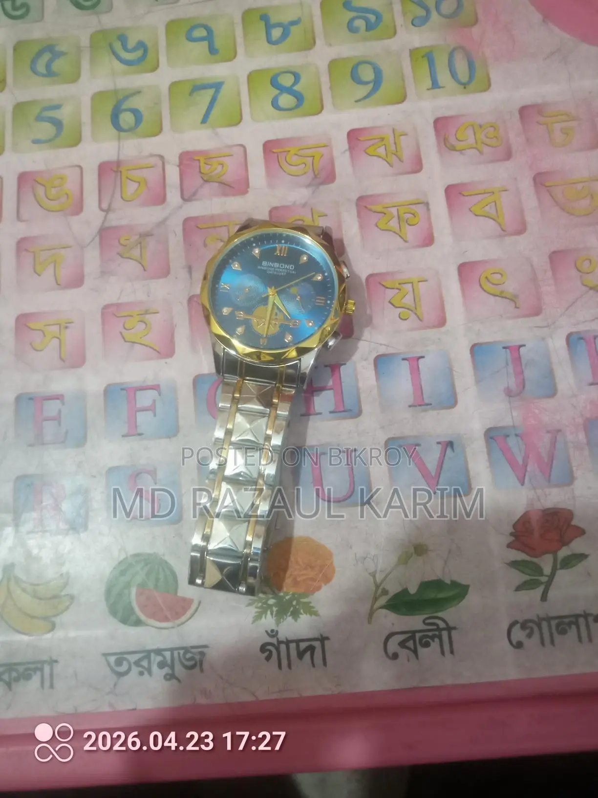Two Original Watches Sent from Abroad