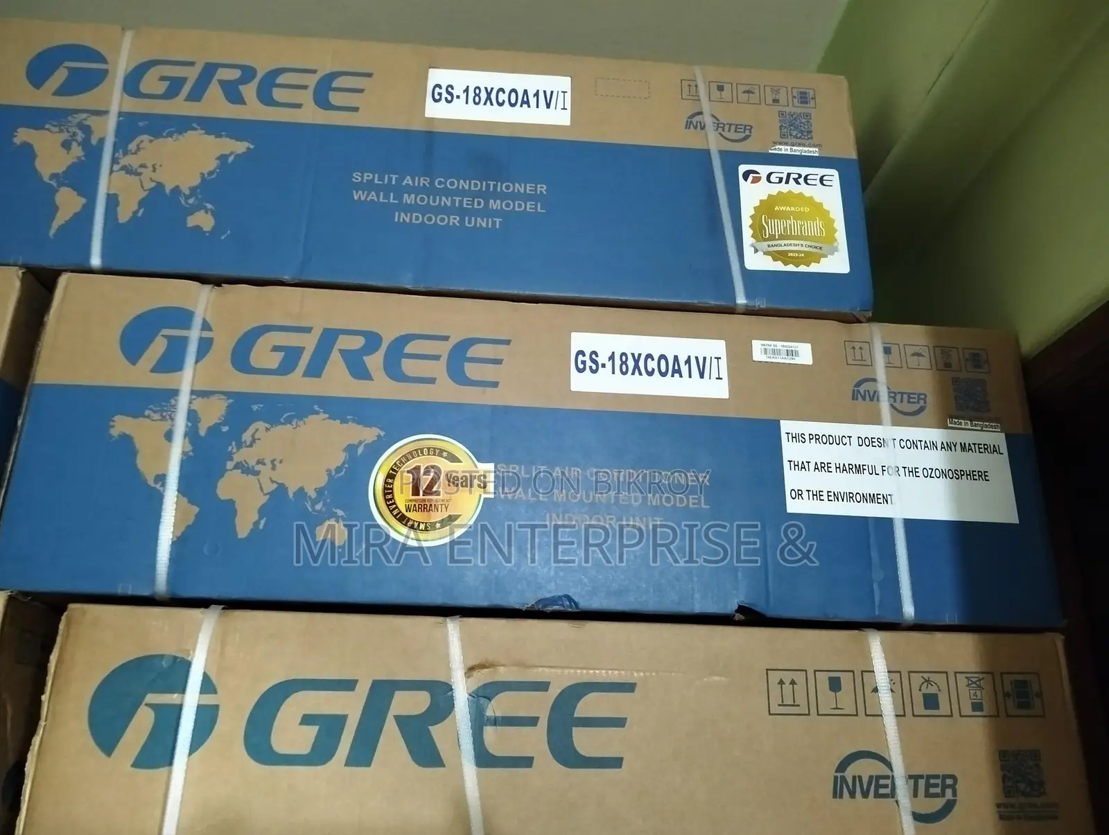 Gree Brand Split Type Inverter 1.5 Ton AC
