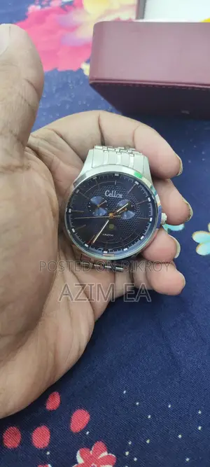 Cellox Stainless Steel Blue Dial